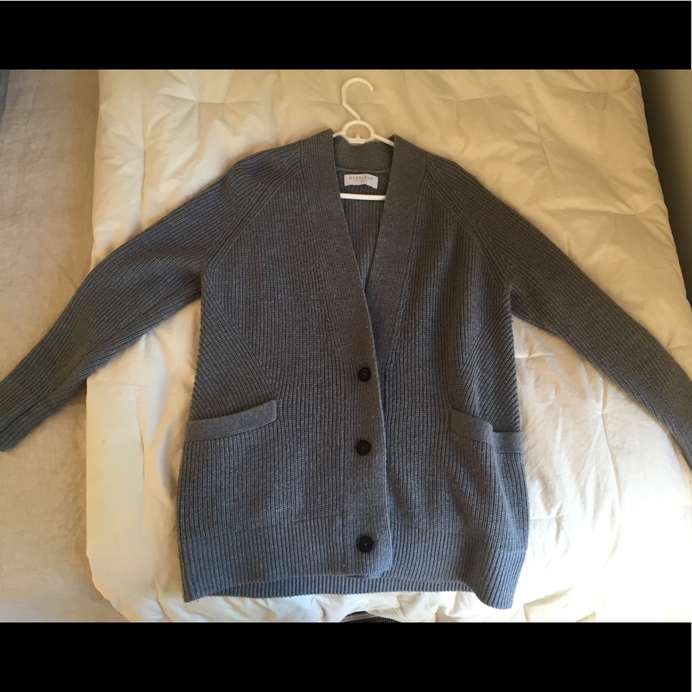 Everlane Chunky Wool Cardigan XS